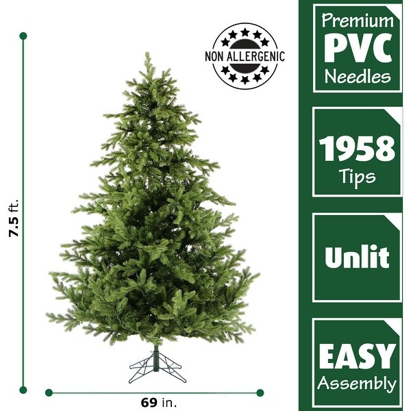 Fraser Hill Farm 7.5foot Foxtail Pine Christmas Tree