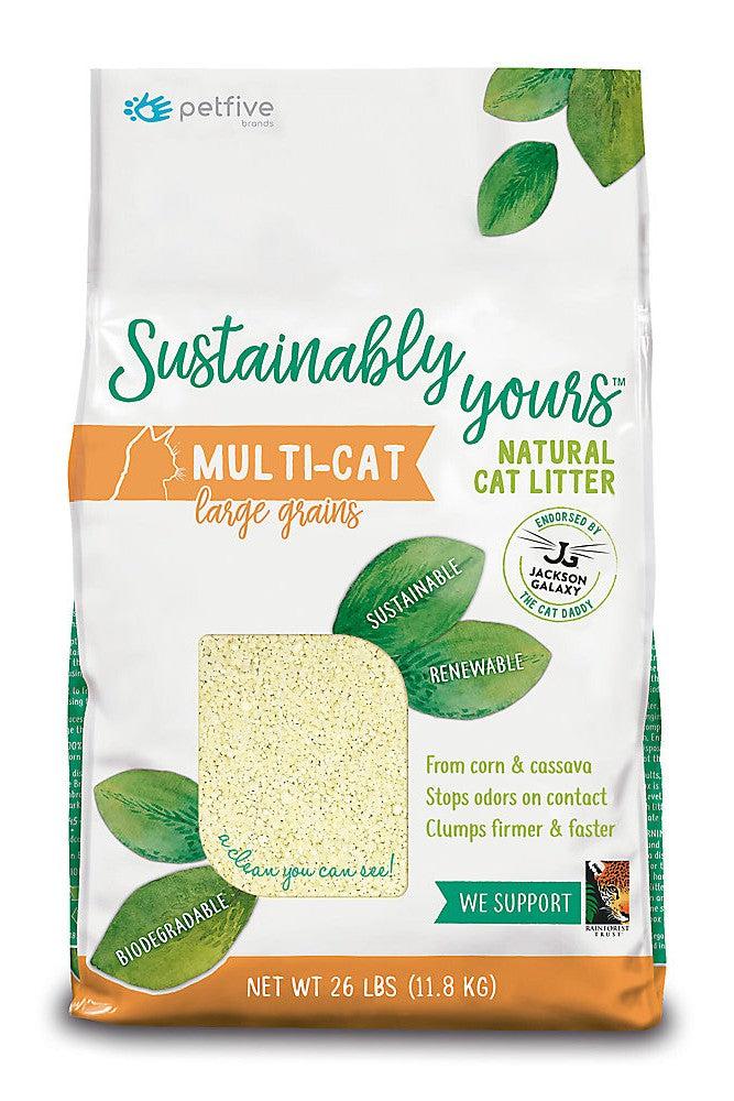 Sustainably Yours Multi-Cat Corn and Cassava Cat Litter | Tomlinson's Feed