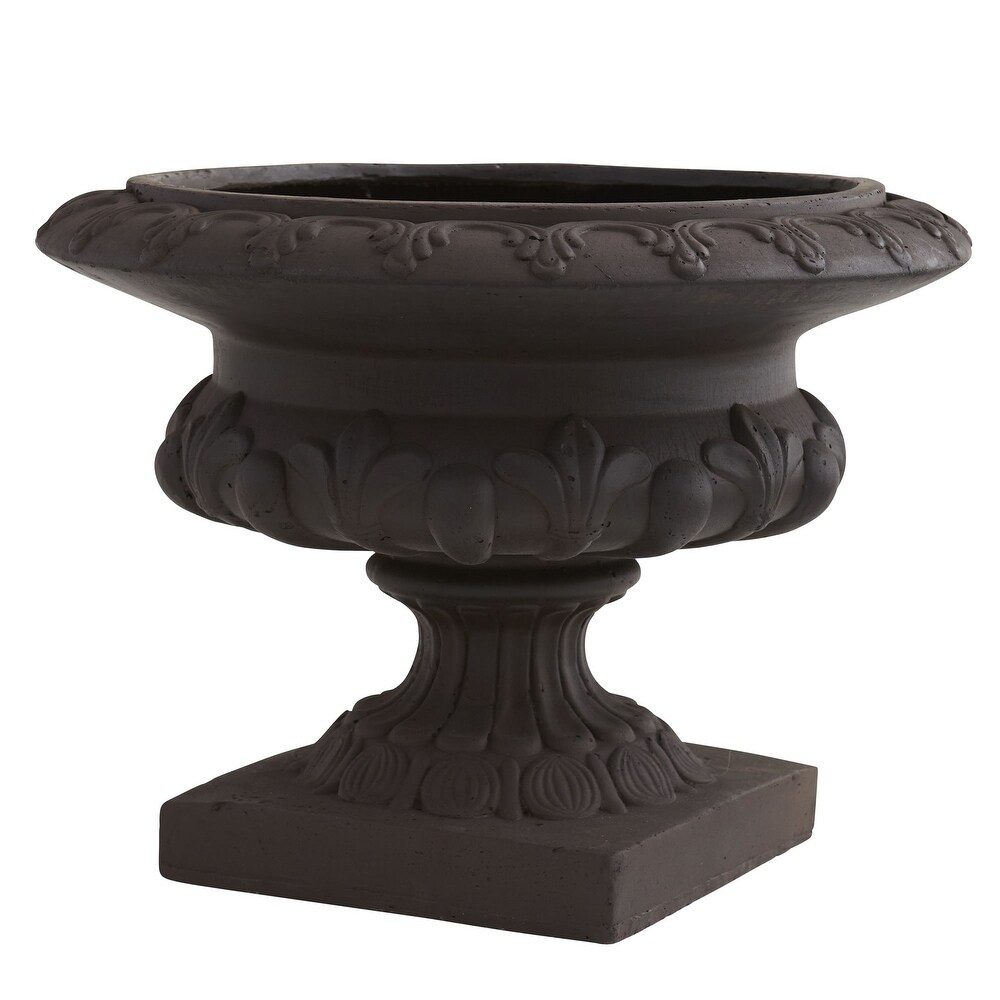 Iron Finished Decorative Urn (Indoor/Outdoor)   17.25\