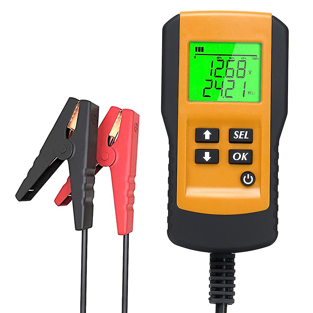 Digital 12v  Car Battery Tester Load Test And Analyzer Of Battery Life Percentage，voltage， Resistance And Deep Cycle Battery