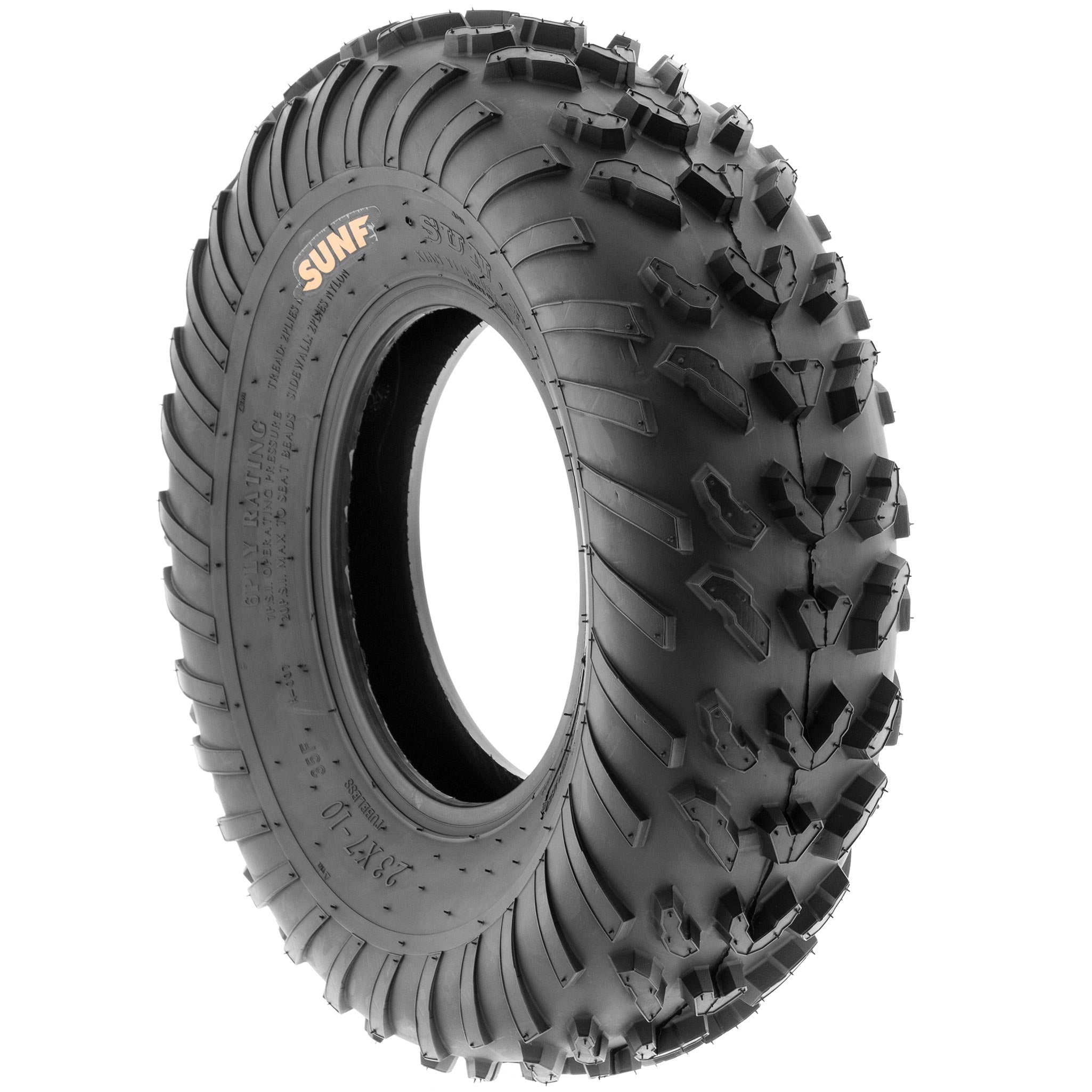 SunF All Trail ATV UTV Tires 23x7-10 6 PR A007 (Pair of 2)