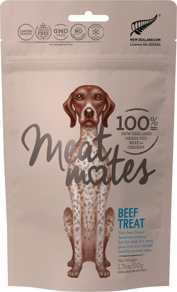 Meat Mates Beef Freeze-Dried Raw Dog Treats