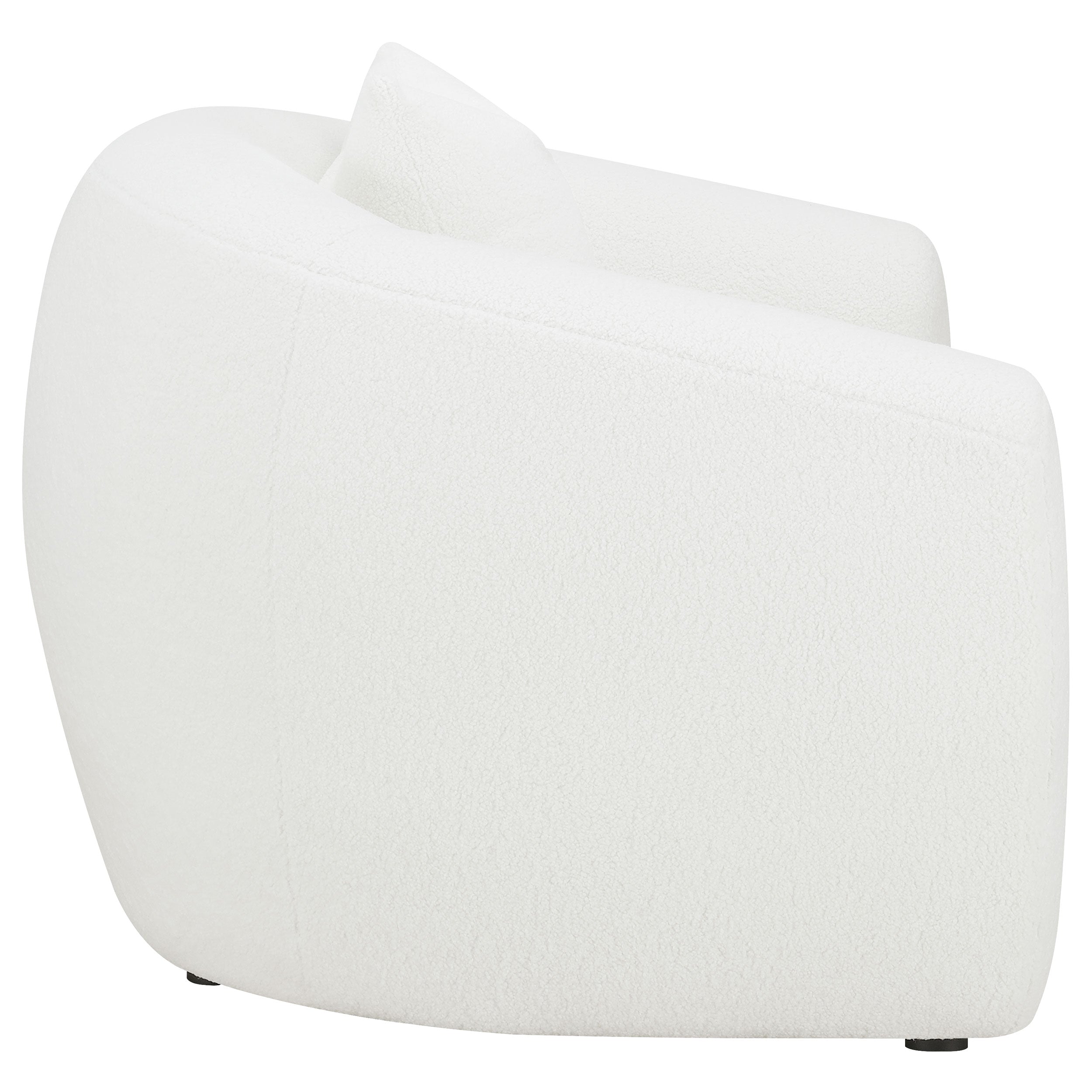 Isabella Upholstered Tight Back Chair White-509873