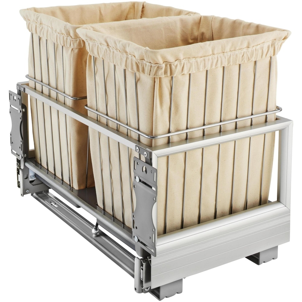 Rev A Shelf CH Series Pull Out Double Hamper with Soft Close for 24