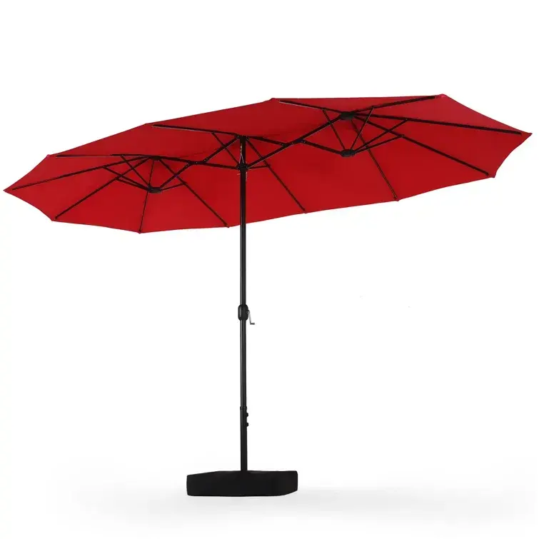 Luxury patio outdoor market parasols big garden umbrella beach courtyard umbrella