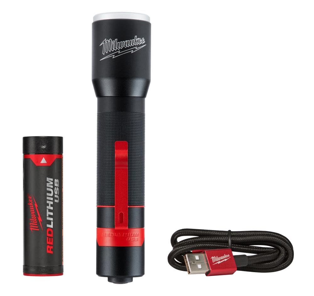 USB Rechargeable 700 L Flashlight ;