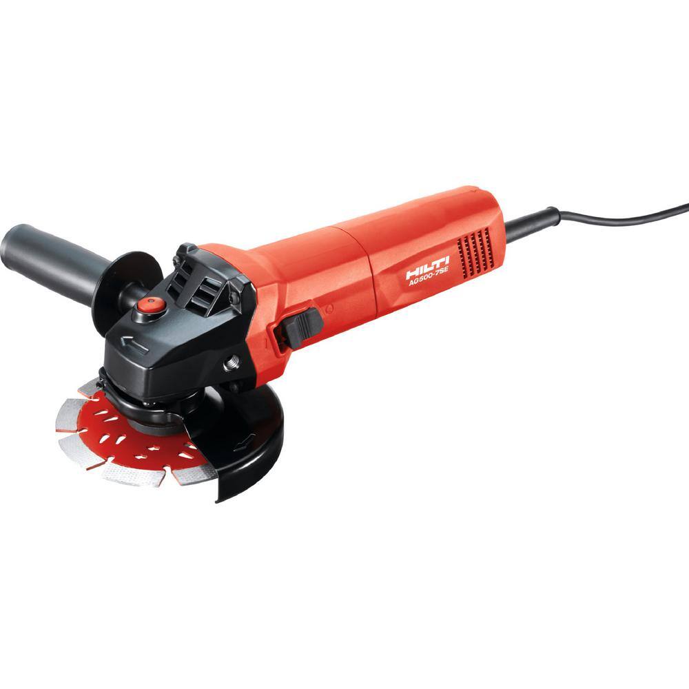 Hilti AG 500-7SE5 6.5 Amp Corded 5 in. Angle Grinder with Lock 3578886