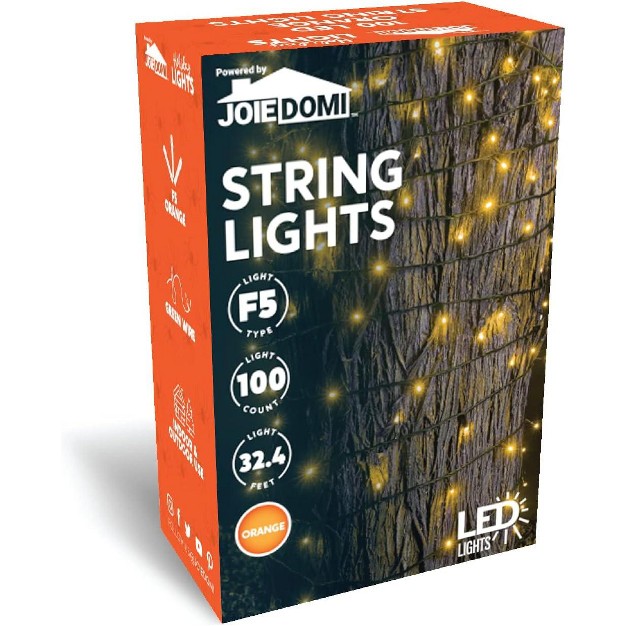 Joiedomi 42 9ft Orange Led Mini String Lights With 8 Modes