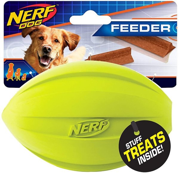 Nerf Dog Feeder Football Dog Toy