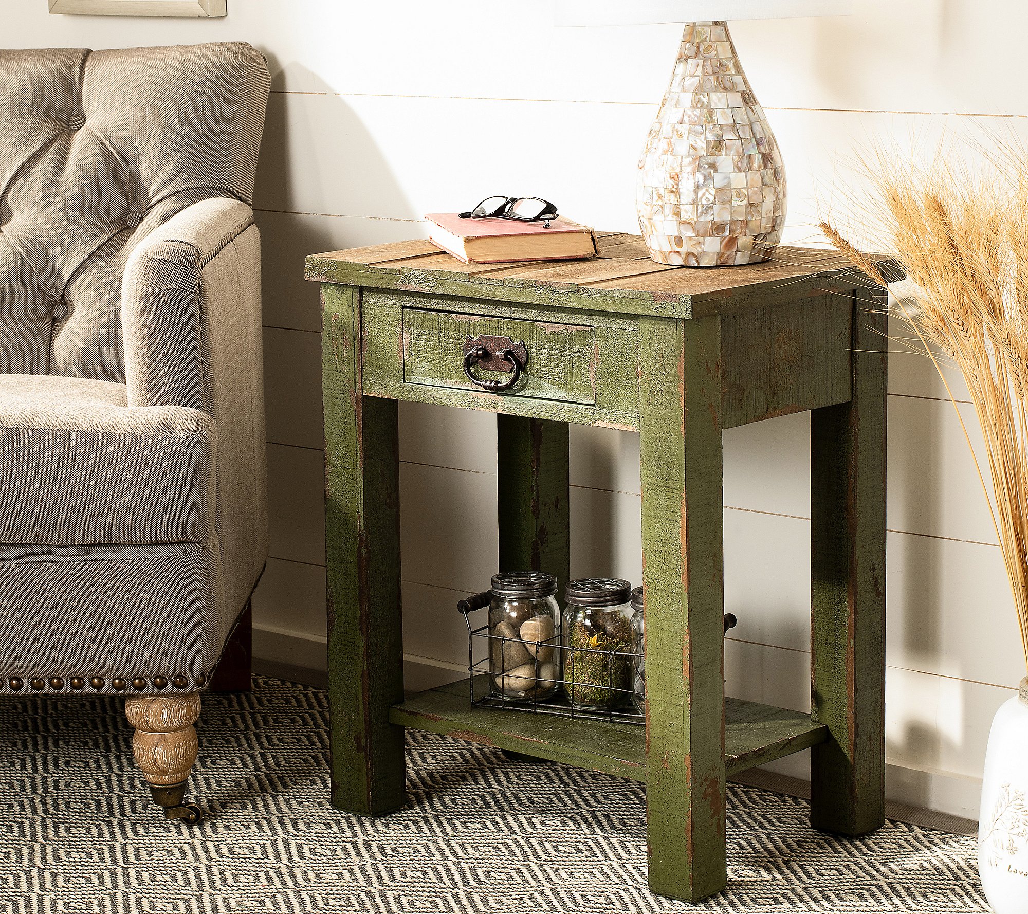 Safavieh Alfred End Table With Storage Drawer