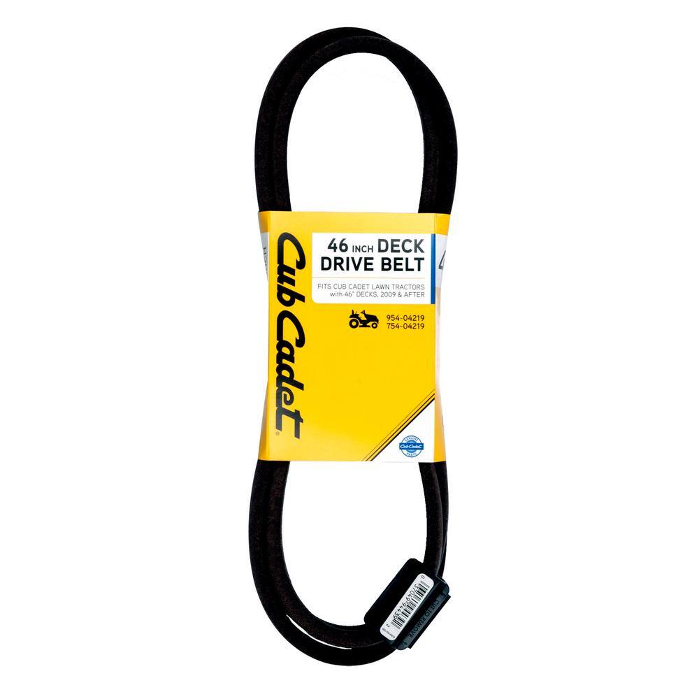 Cub Cadet Original Equipment Deck Drive Belt for Select 46 in. Front Engine Riding Lawn Mowers OE# 954-04219 OCC-754-04219