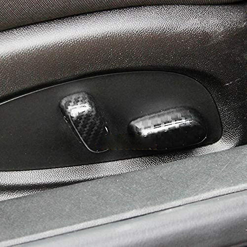 Adjustment Button Cover For Corvette C7 2014 2015 2016 2017 2018 2019 Accessories Abs Carbon Fiber