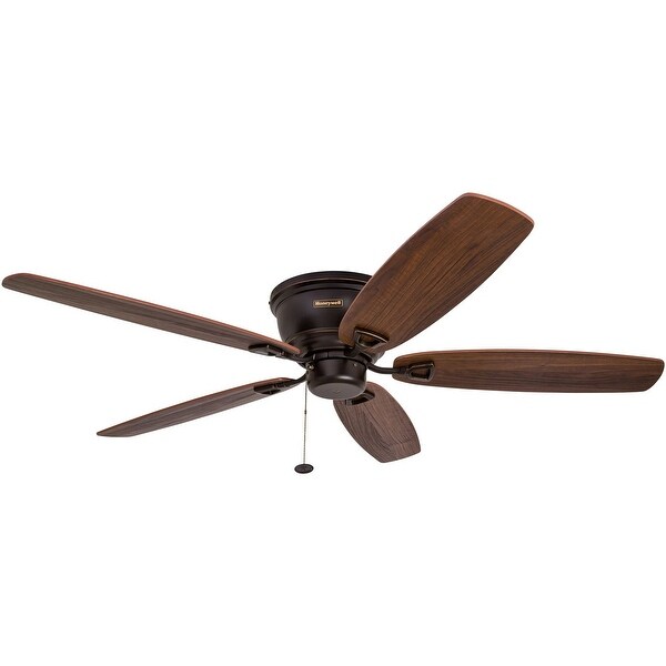 Honeywell Glen Alden 4-light Oil Rubbed Bronze Hugger Ceiling Fan Shopping - The Best Deals on Ceiling Fans | 22393910