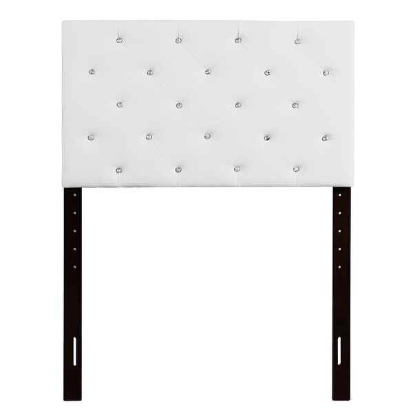 LYKE Home London White Jeweled Headboard - - 31264251