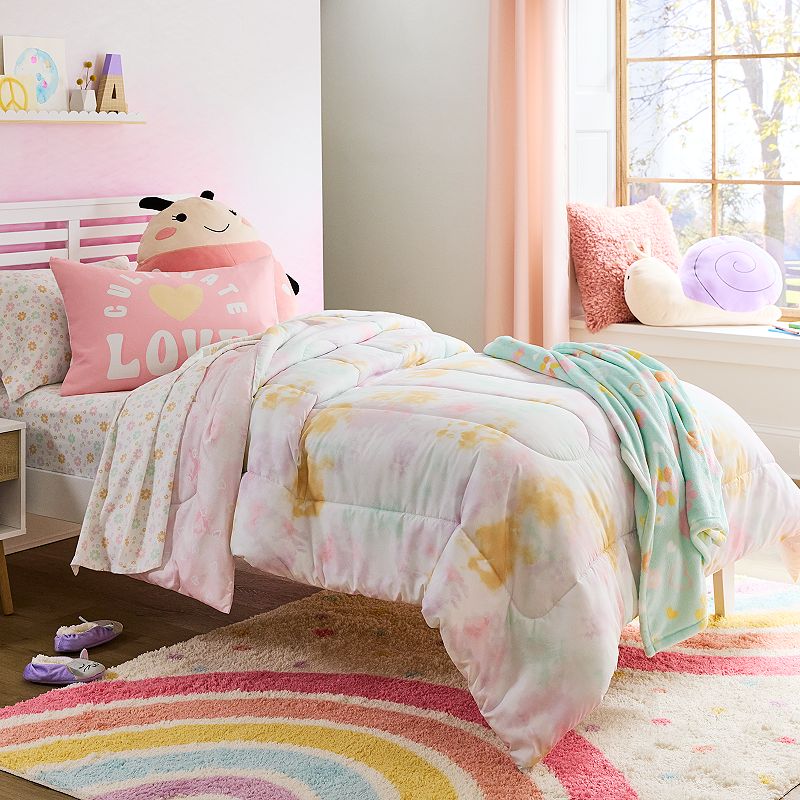 The Big One Kids? Mylah Tie Dye Reversible Comforter Set with Shams