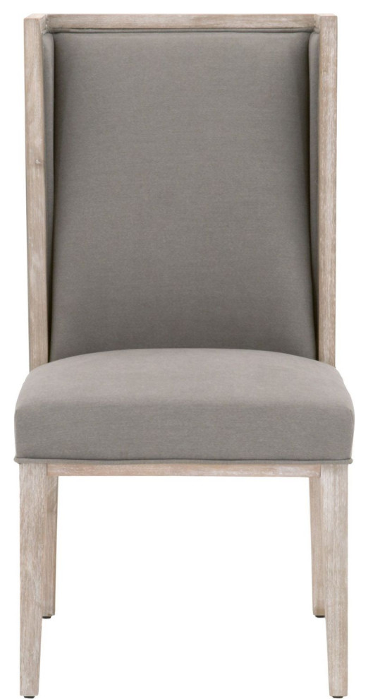 Essentials For Living Traditions Martin Wing Chair in Grey   Set of 2   Farmhouse   Dining Chairs   by Unlimited Furniture Group  Houzz