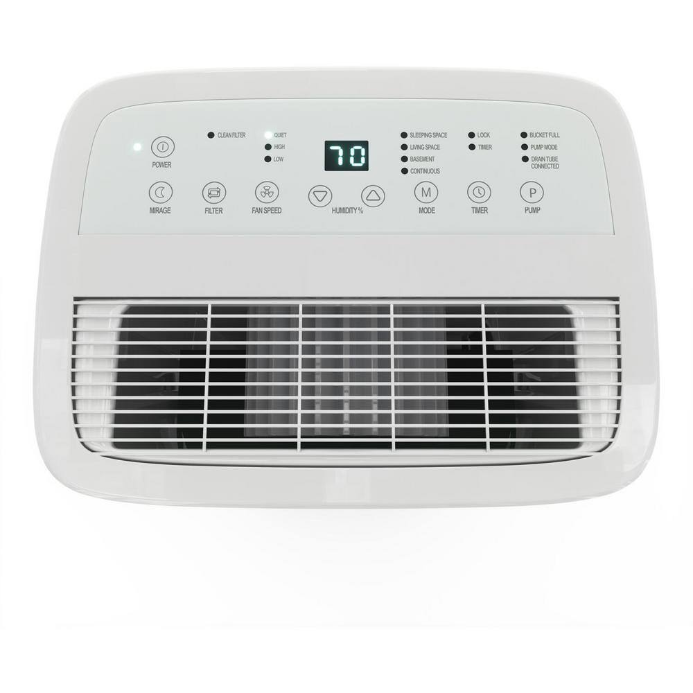 FREONIC Energy Star 16.9 pt. Up to 4500 sq.ft. Dehumidifier in. White With Internal Pump FHCD501PWG