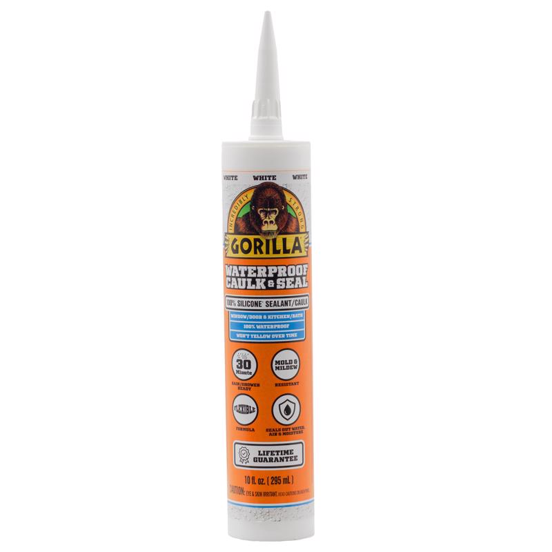 GORILLA CAULK WHT 10OZ