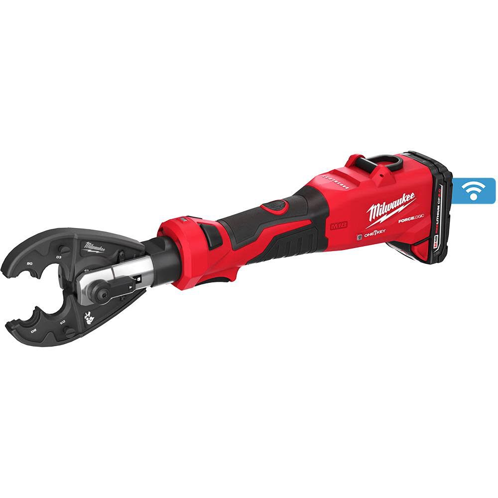 Milwaukee M18 FORCE LOGIC 6T Linear Utility Crimper Kit with BG-D3 Jaw 2978-22BG from Milwaukee