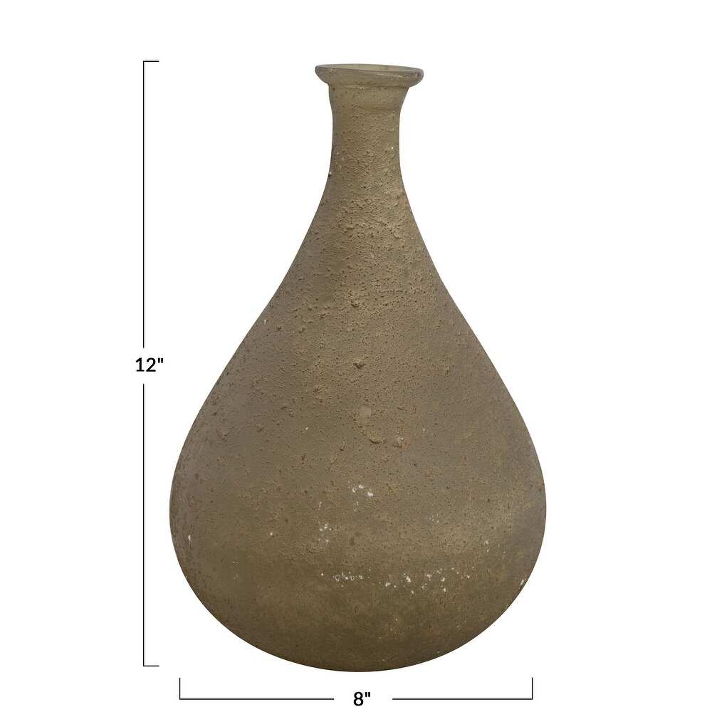 Heavily Distressed Glass Vase