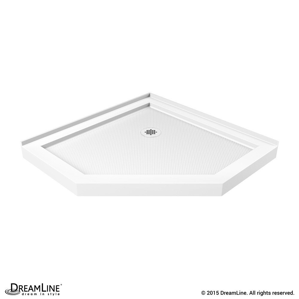 DreamLine Prism Lux 38 in. x 38 in. x 74 3/4 in. H Hinged Shower Enclosure and Shower Base Kit   38\