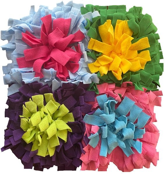 Piggy Poo and Crew Colorful Activity Snuffle Mat