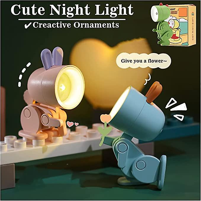 Mini Cute Pet Night Light， Warm Yellow Light-3pcs