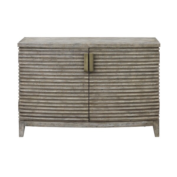 Somette Frisco Earl Grey Rub Two Door Credenza