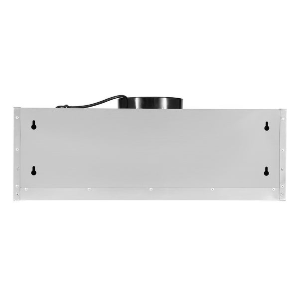 30 in. Ducted Under Cabinet Range Hood in Stainless Steel with Touch Display， LED Lighting and Permanent Filters