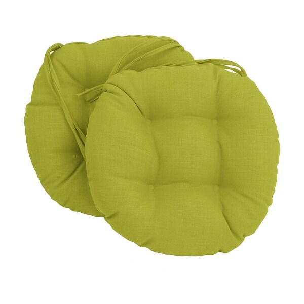 16-inch Round Indoor/Outdoor Chair Cushions (Set of 2)