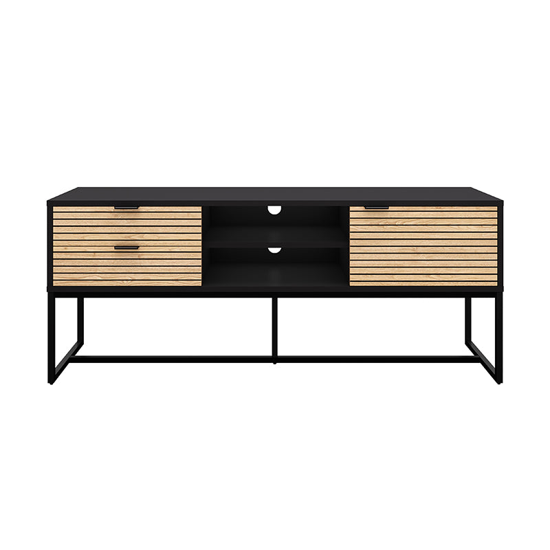 ODENCE Entertainment TV Unit - 150cm - Natural & Black