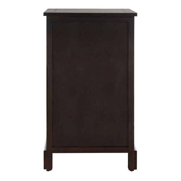 SAFAVIEH Carrie Brown Side Storage Side Table - 15.9