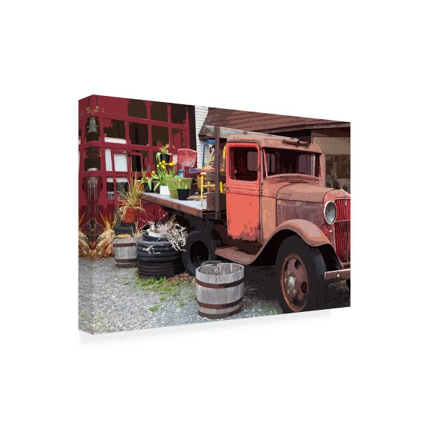 X 24 quot Memories Truck By Monte Nagler Trademark Fine Art