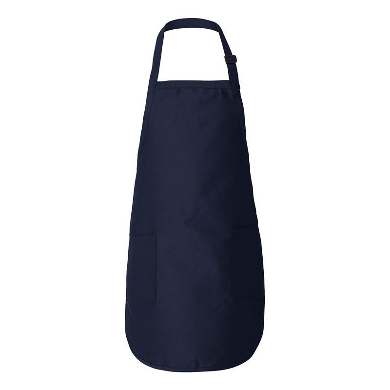 Q-tees Full-length Apron With Pockets