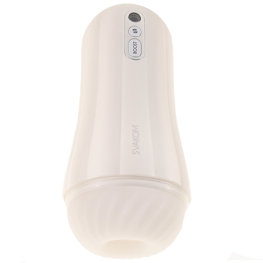 Robin Vibrating Masturbator in White