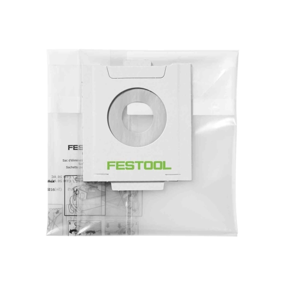 Disposable Dust Liners / Waste bags ENS-CT 48 AC Pack of 5 ;