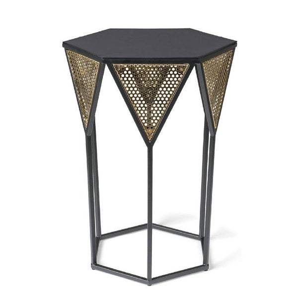 Bold Monkey Hooked On You Hexagon Side Table