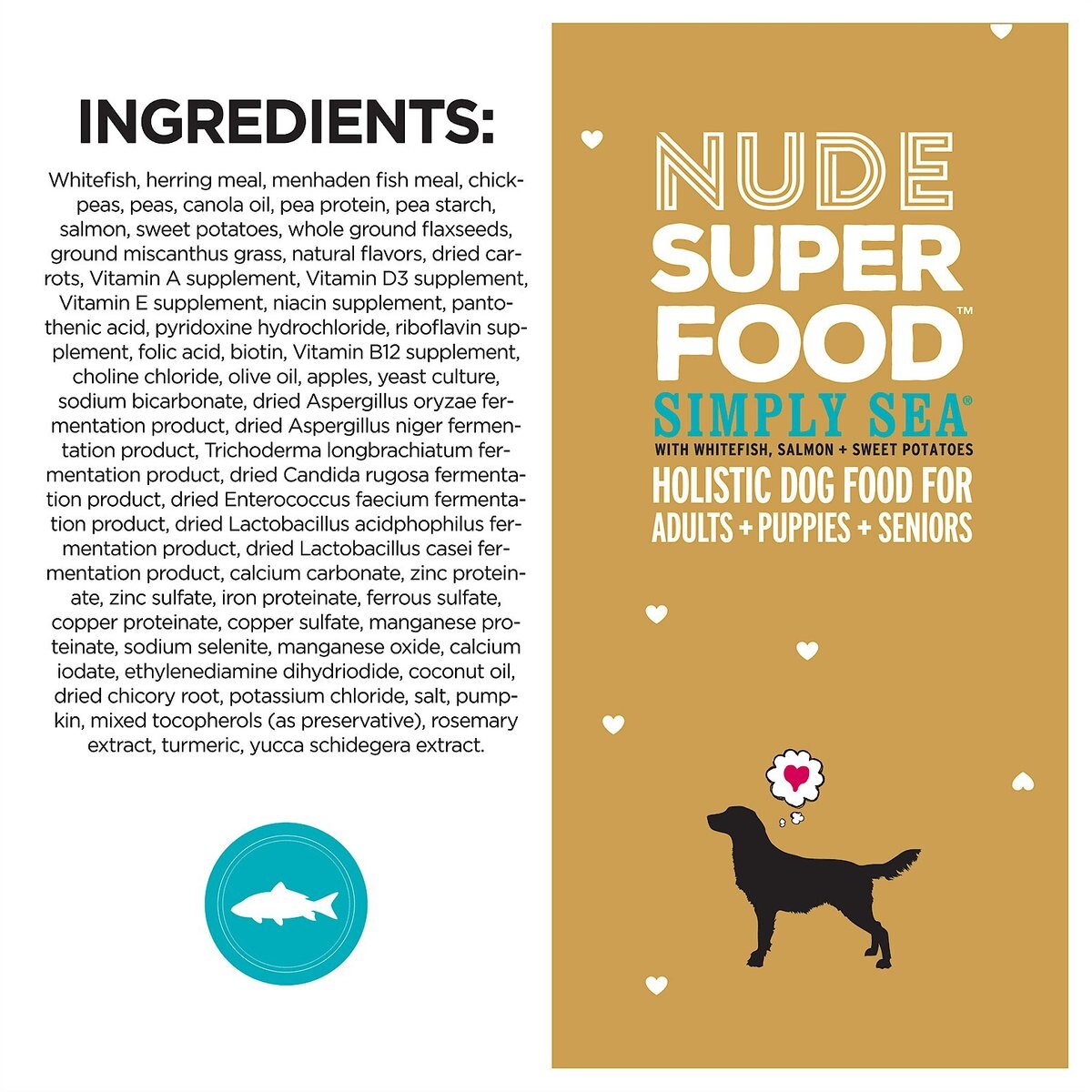 I and Love and You Nude Food Grain-Free Simply Sea Dry Dog Food