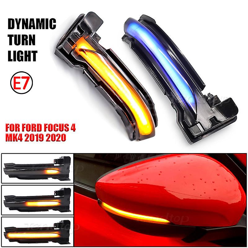 Suitable For Ford Focus Mk4 Focus 2019-2022 Rearview Mirror Modified Streamer Water Turn Signal