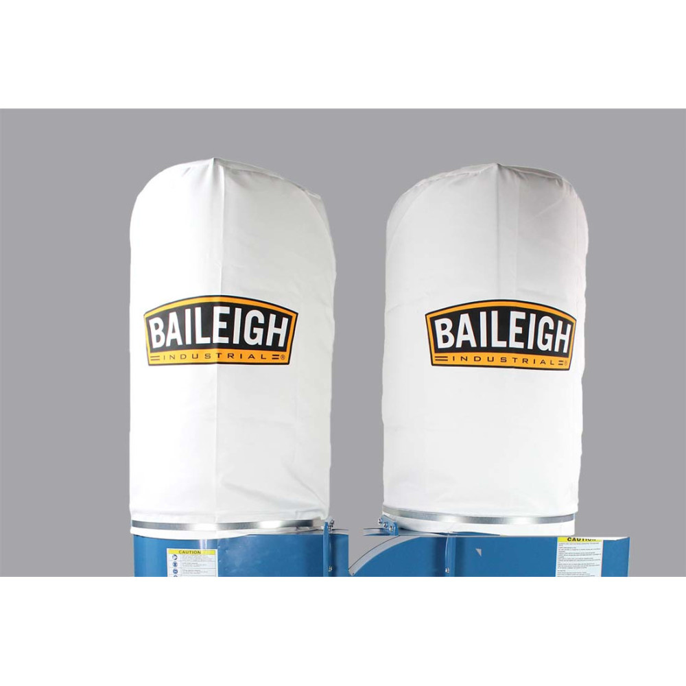 Baileigh DC-2300B Bag Style Dust Collector 220V 1 Phase 3HP ;