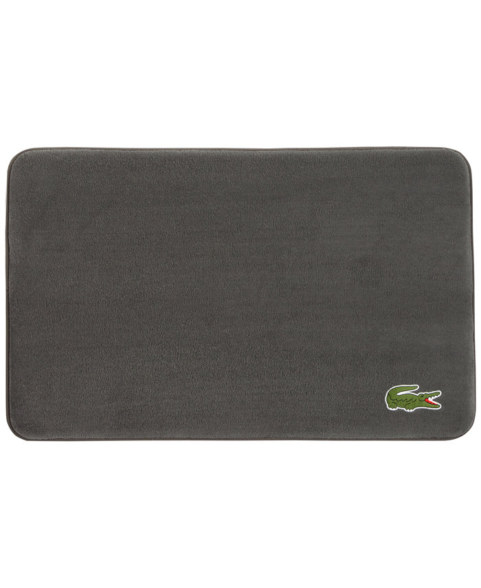 Lacoste Home Crocodile Memory Foam Bath Rug 19 x 30