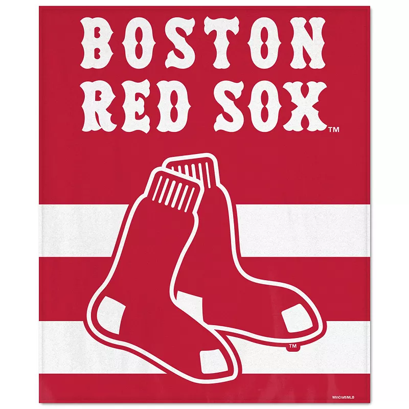 WinCraft Boston Red Sox Ultra Plush 50 x 60 Throw Blanket