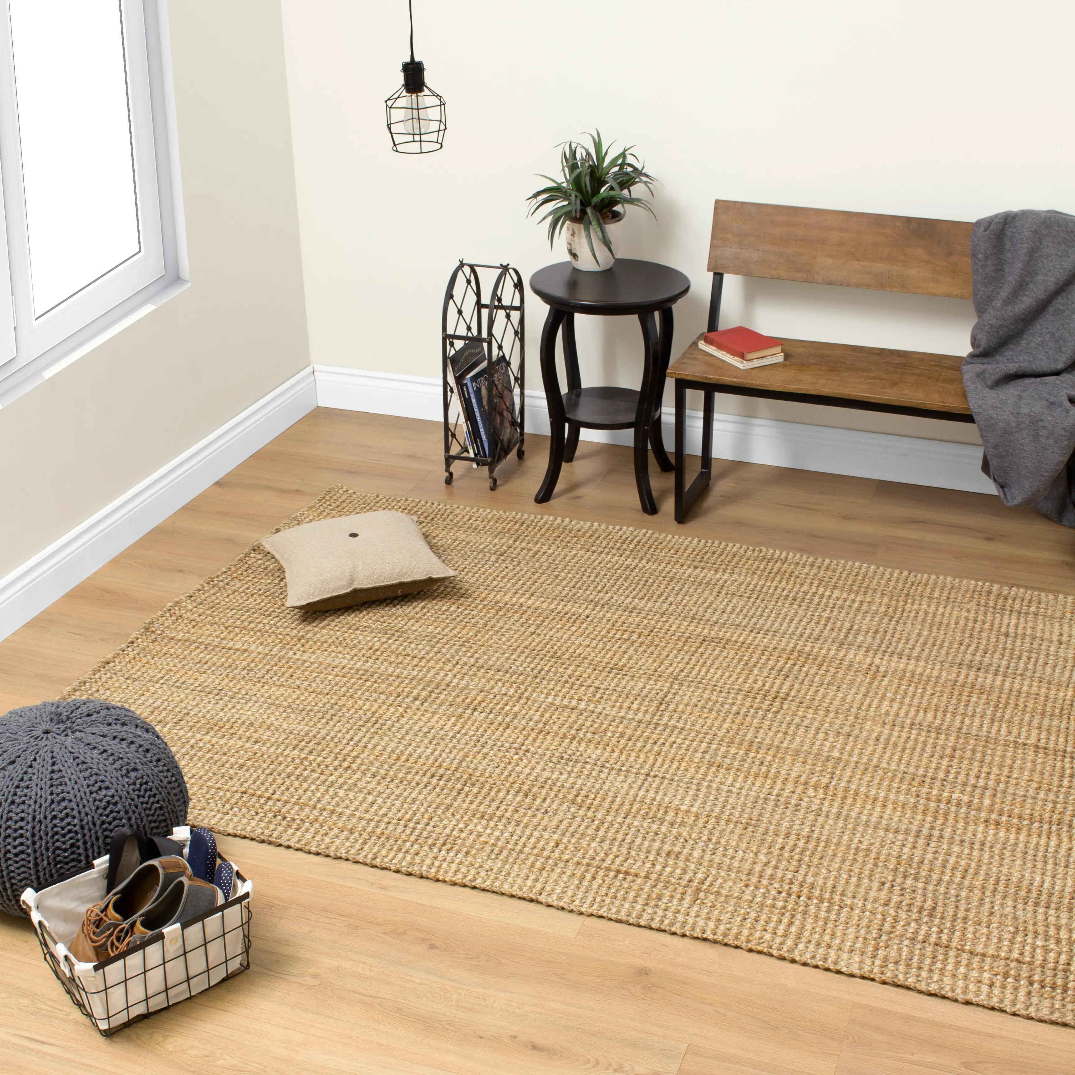 Naturals 3 x 5 Beige Area Rug