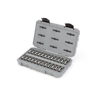 TEKTON 38 in. Drive Torx and Tamper-Resistant Torx Bit Socket Set (24-Piece) SHB91307