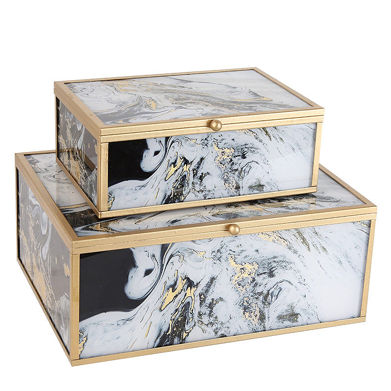 2X Handmade Decorative/Jewelry Box Facbj11A+Facbj11B