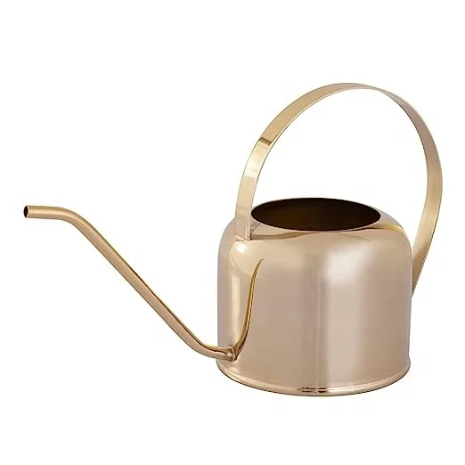 Hydroponics system Elegant Multipurpose Gold Long Spout Garden Watering Can to Nurture Your Indoor and Outdoor Plants Homes