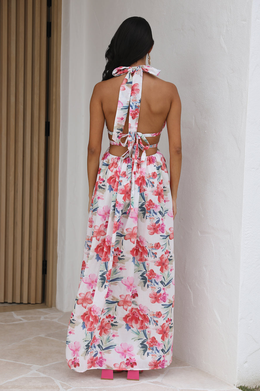 Rising Love Maxi Dress Floral