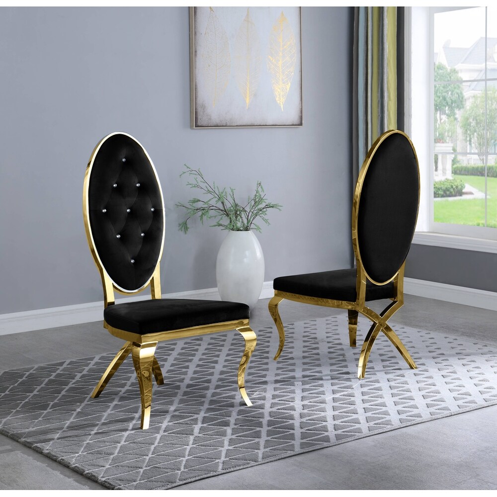 Best Quality Furniture Faux Crystal Chairs with Gold Stainless Steel