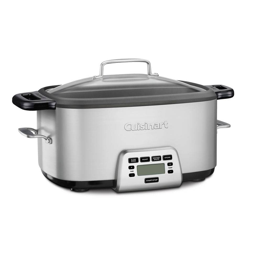 Cuisinart 7 Qt. Stainless Steel Electric Multi-Cooker with Aluminum Pot MSC-800