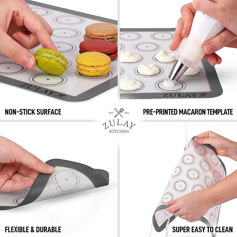 Macaron Silicone Baking Mats - 4 Piece Set